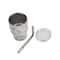 3oz. Mini White Splatter Stainless Steel Insulated Tumbler by Ashland®
